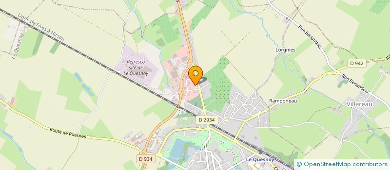 localisation de l'entreprise MAJIS à ORSINVAL