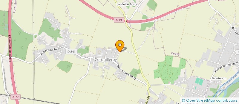 localisation de l'entreprise MAJITRANS à CORQUILLEROY