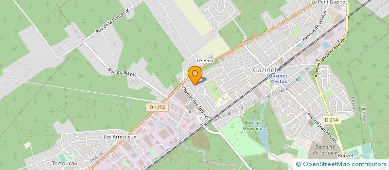 localisation de l'entreprise MAJK HOLDING à CESTAS