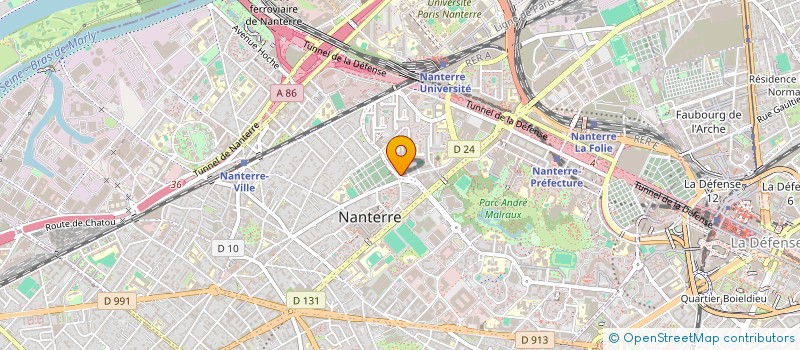 localisation de l'entreprise MAJKYE  NANTERRE