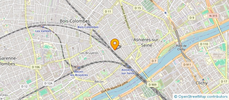 localisation de l'entreprise MAJL à ASNIERES-SUR-SEINE