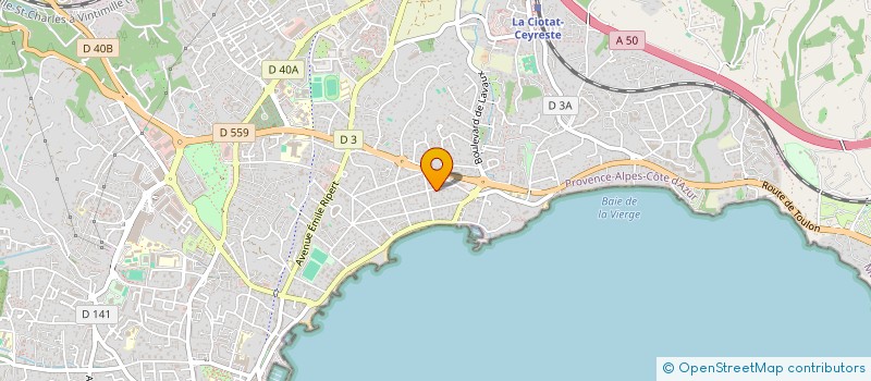 localisation de l'entreprise MAJLAND  LA CIOTAT