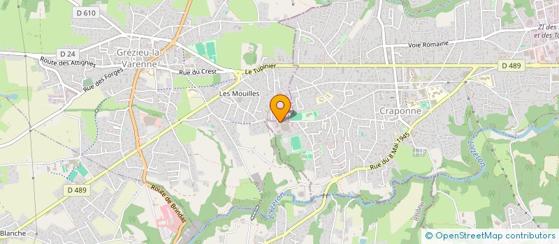 localisation de l'entreprise MAJLI  CRAPONNE