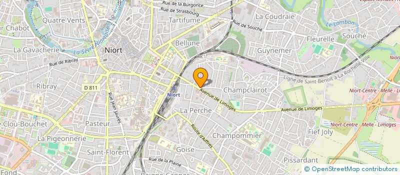 localisation de l'entreprise MAJM  NIORT