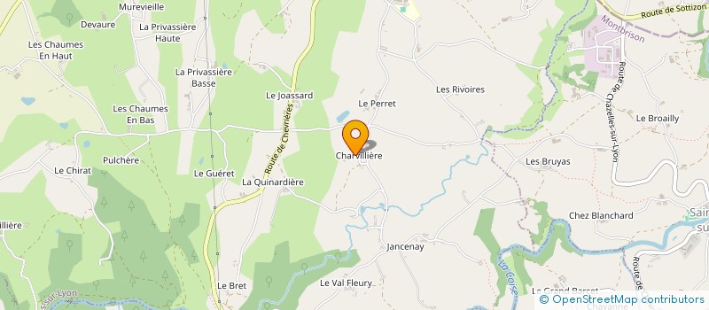 localisation de l'entreprise MAJM  CHAZELLES-SUR-LYON