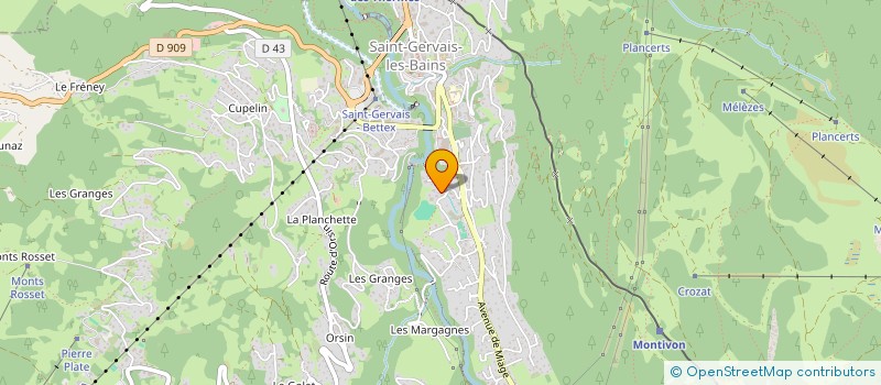 localisation de l'entreprise MAJN IMMOBILIER  SAINT-GERVAIS-LES-BAINS