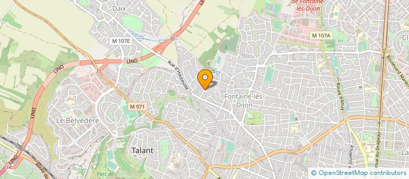localisation de l'entreprise MAJNONI D INTIGNANO SOC à FONTAINE-LES-DIJON