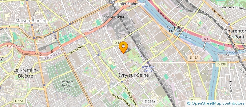 localisation de l'entreprise MAJO  IVRY-SUR-SEINE