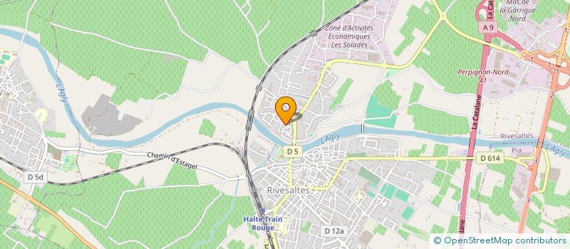 localisation de l'entreprise MAJO  RIVESALTES