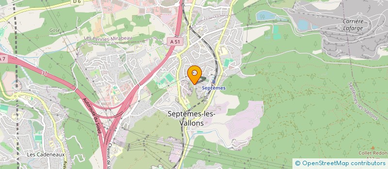 localisation de l'entreprise MAJO à SEPTEMES-LES-VALLONS