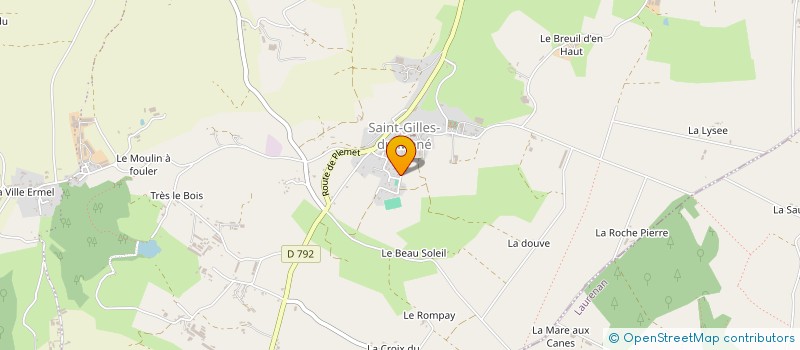 localisation de l'entreprise MAJO à LE MENE