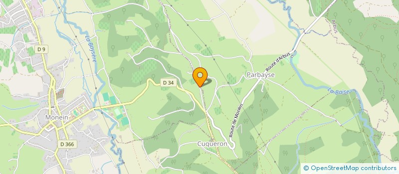 localisation de l'entreprise MAJO à MONEIN