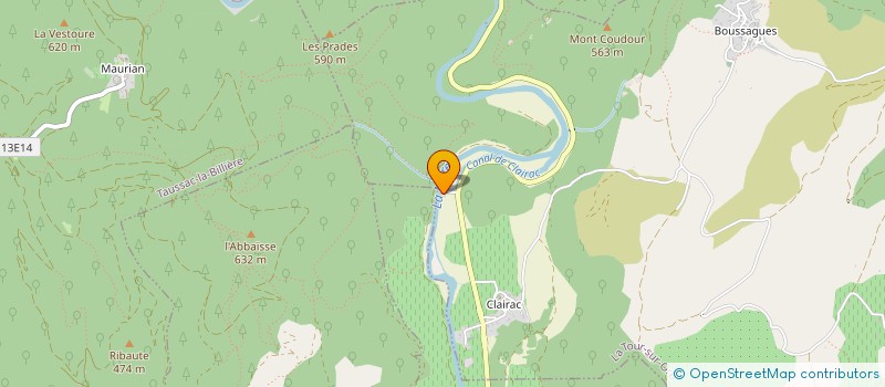 localisation de l'entreprise MAJO D'ORB  LA TOUR-SUR-ORB