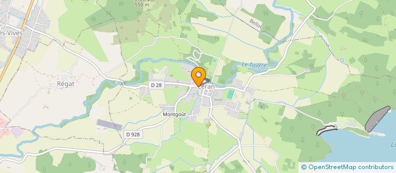 localisation de l'entreprise MAJO'DANCE ARIEGEOISES à LA BASTIDE-SUR-L'HERS
