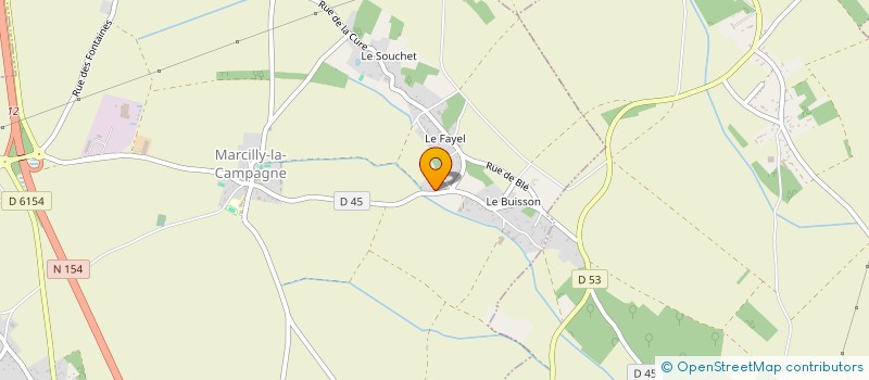 localisation de l'entreprise MAJO DANCE DE MOISVILLE  MARCILLY-LA-CAMPAGNE