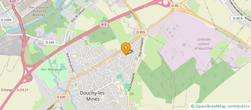 localisation de l'entreprise MAJO FF  DOUCHY-LES-MINES