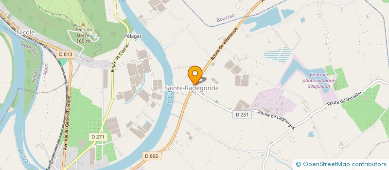 localisation de l'entreprise MAJO REVES  AIGUILLON