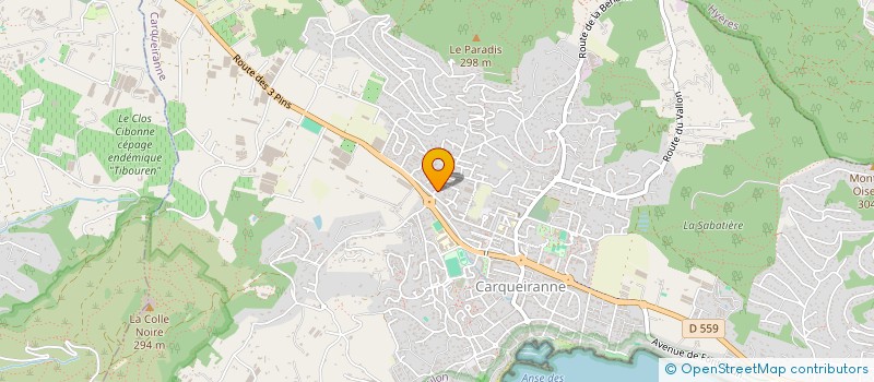 localisation de l'entreprise MAJOFI  HYERES