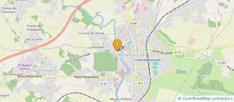 localisation de l'entreprise MAJOJ à LA ROCHEFOUCAULD-EN-ANGOUMOIS