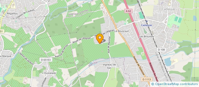 localisation de l'entreprise MAJOL  CADAUJAC