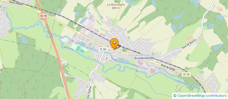 localisation de l'entreprise MAJOLA à GRANDVILLARS