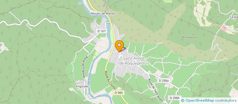 localisation de l'entreprise MAJOLAIN  SAINT-ANDRE-DE-ROQUEPERTUIS