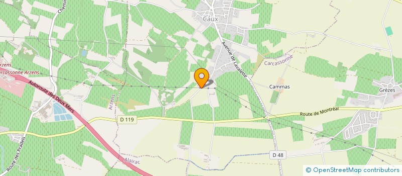 localisation de l'entreprise MAJOLAN  CAUX-ET-SAUZENS