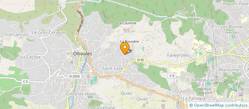 localisation de l'entreprise MAJOLI 1  BEZIERS