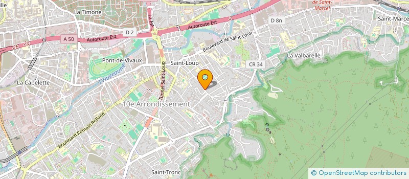 localisation de l'entreprise MAJOLI  MARSEILLE 10EME