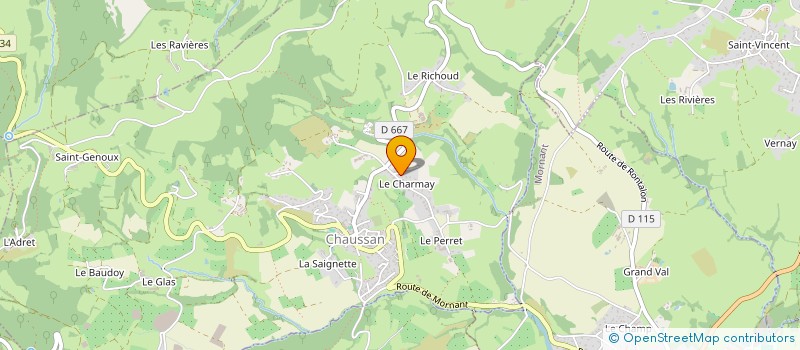 localisation de l'entreprise MAJOLI CJ IMMO  CHAUSSAN