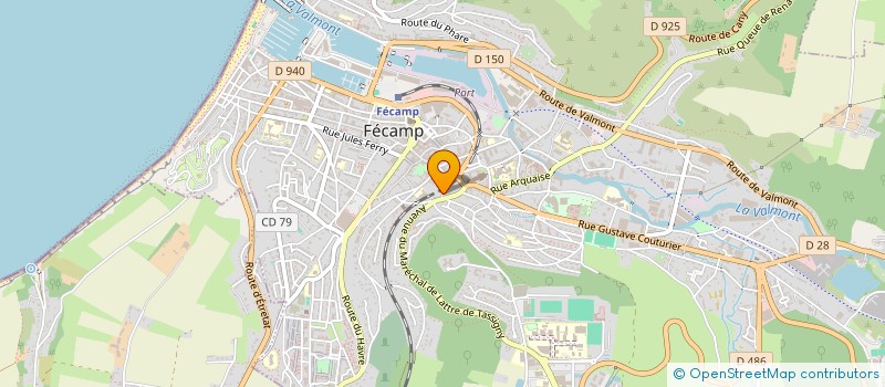 localisation de l'entreprise MAJOLINE  FECAMP