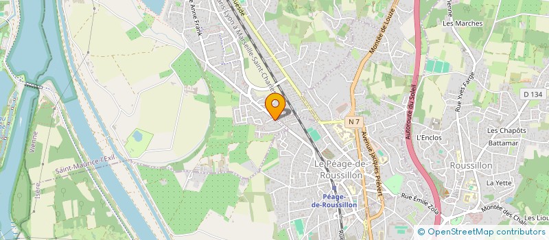 localisation de l'entreprise MAJOLY  SAINT-MAURICE-L'EXIL