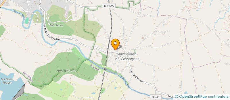 localisation de l'entreprise MAJOPIER  SAINT-JULIEN-DE-CASSAGNAS