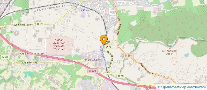 localisation de l'entreprise MAJOR  LA CRAU