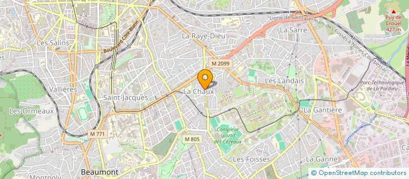 localisation de l'entreprise MAJOR  CLERMONT-FERRAND