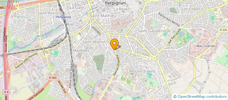 localisation de l'entreprise MAJOR AMENAGEMENT COMPANY  PERPIGNAN