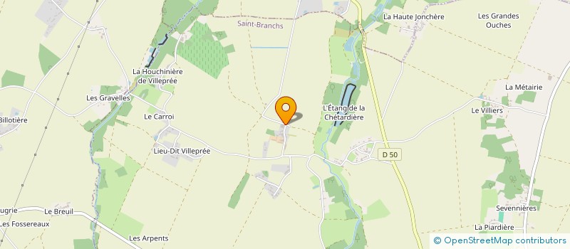 localisation de l'entreprise MAJOR CARDS  SAINT-BRANCHS