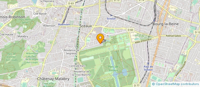 localisation de l'entreprise MAJOR CONSEILS à SCEAUX