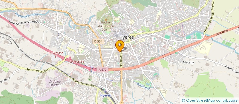 localisation de l'entreprise MAJOR D'HOME à HYERES