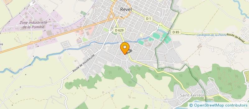 localisation de l'entreprise MAJOR'ELECTRO  REVEL