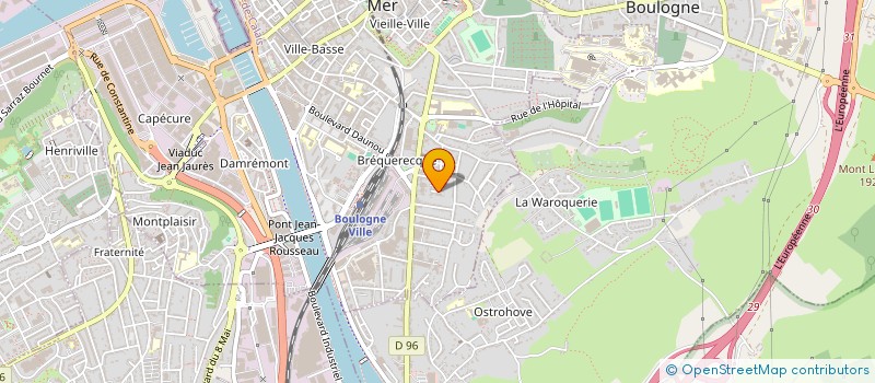 localisation de l'entreprise MAJOR ET CO à BOULOGNE-SUR-MER