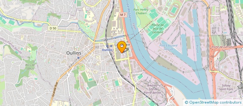 localisation de l'entreprise MAJOR FOUNDERS  OULLINS-PIERRE-BENITE