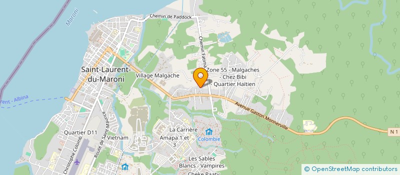 localisation de l'entreprise MAJOR GUYANE à SAINT-LAURENT-DU-MARONI