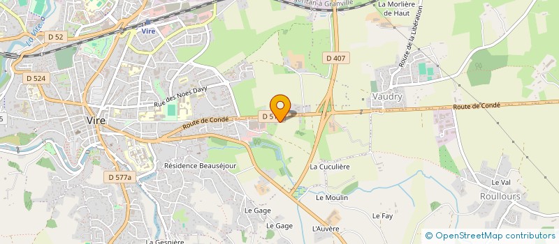 localisation de l'entreprise MAJOR TOM à VIRE-NORMANDIE