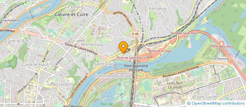 localisation de l'entreprise MAJORA  CALUIRE-ET-CUIRE