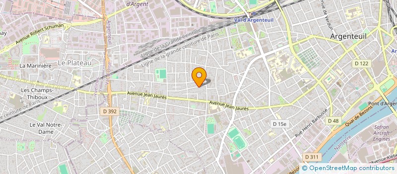 localisation de l'entreprise MAJORADE  ARGENTEUIL