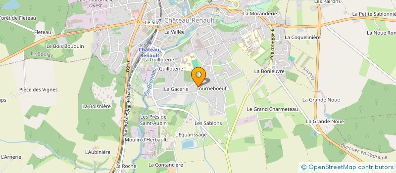 localisation de l'entreprise MAJORAIC  AUZOUER-EN-TOURAINE