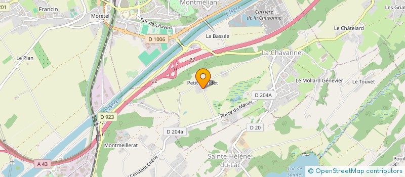 localisation de l'entreprise MAJORC  LA CHAVANNE