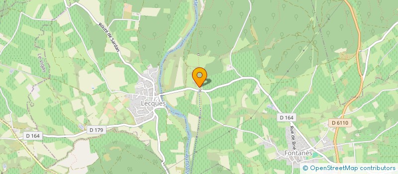 localisation de l'entreprise MAJORD'HOMME  FONTANES