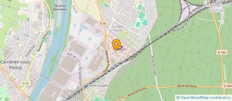 localisation de l'entreprise MAJORDOM' à POISSY